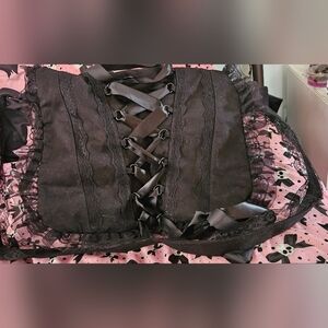 Dolls Kill - Widow - Blackest Heart Messenger Bag